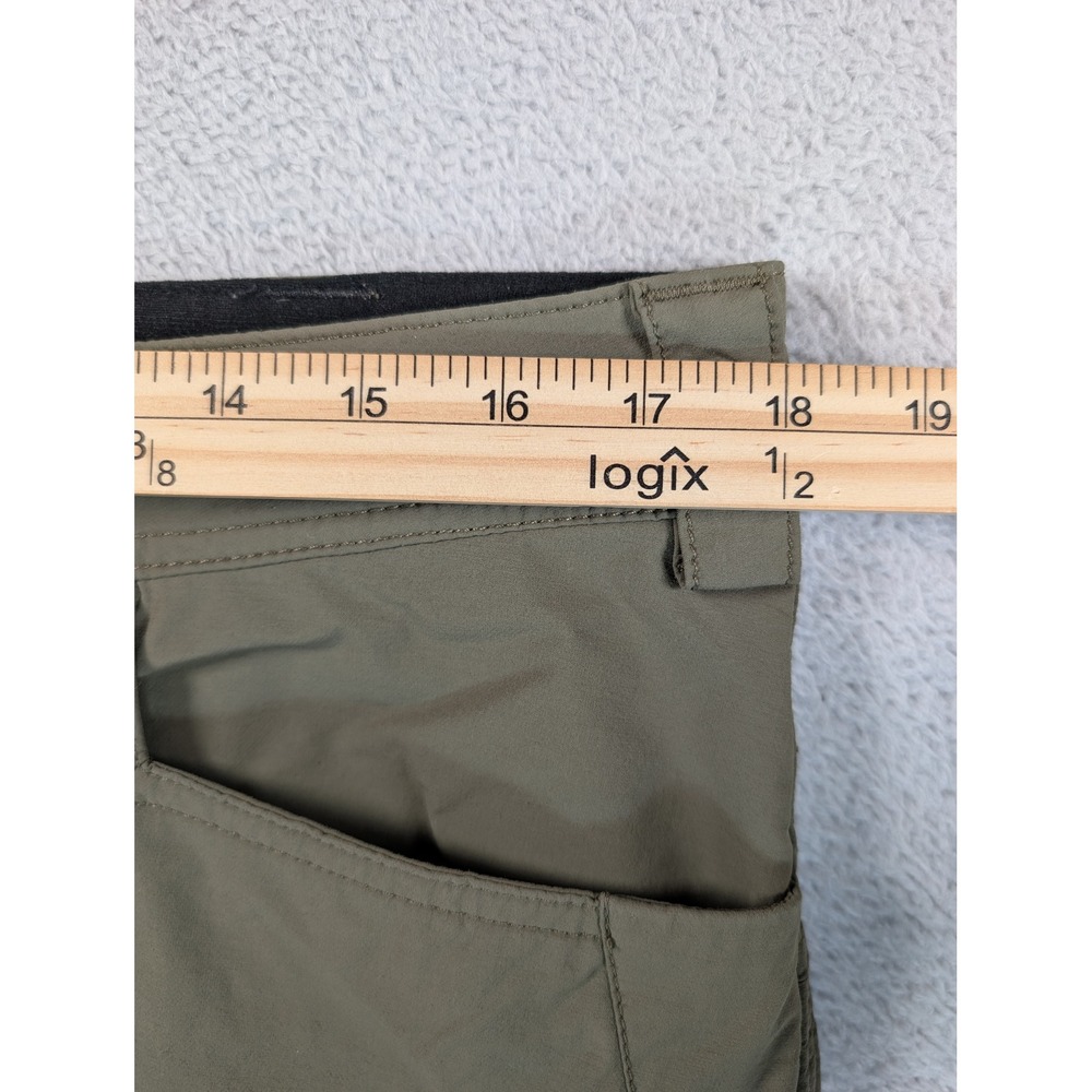 Truewerk T1 Werkshort Mens 34 Long Olive Green Cargo Work Shorts Tech Stretch - Picture 3 of 10